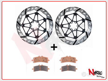 DISCHI STAGE 0 320 + SET PASTIGIE P1R DUCATI V2