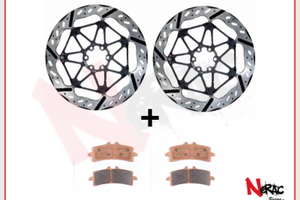 DISCHI STAGE 0 320 + SET PASTIGIE P1R DUCATI V2