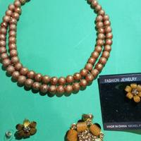 Set Parure Gioielli Donna - Collana Doppia Goccia 