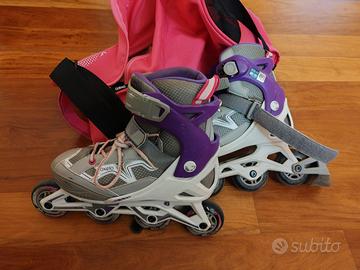 Pattini Rollerblade con borsa e accessori