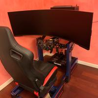 Simulatore di guida professionale Asetek TrakRacer