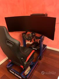 Simulatore di guida professionale Asetek TrakRacer