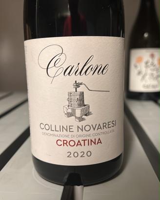 bottiglia di vino Croatina Carlone 2020
