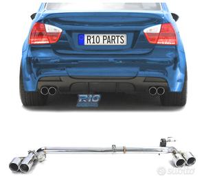 KIT CONVERSIONE SCARICO BMW E90 E91 LOOK M DOPPIO 