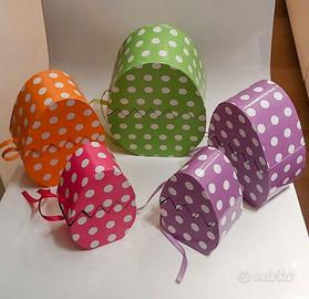 Set 5x uova pasquali di cartone