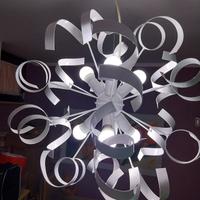 lampada a sospensione argento