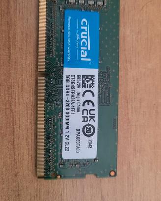 Ram 8 GB DDR4
