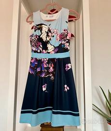 Abito BODYFLIRT floreale blu e azzurro - Taglia XS