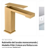 set 2 rubinetti bagno lavabo + bidè nuovi