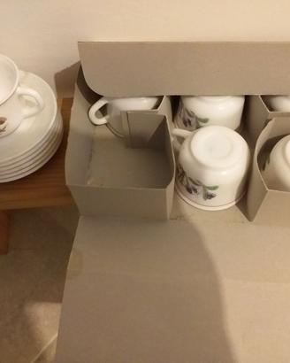 Set di 6 tazzine fleur d'ete arcopal