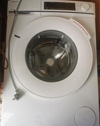 Lavatrice Sharp, usata , 7 kg, castello rotto