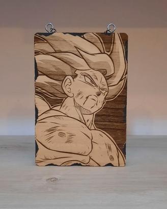 Dragon Ball Murale di legno Japan Mad
