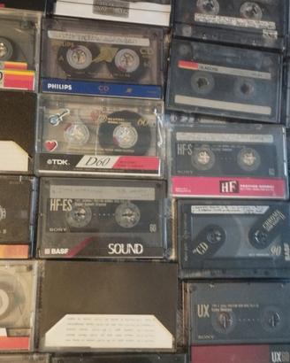 Musicassette audio MC, lotto da 220 pezzi
