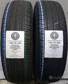 2 GOMME 195 75 16C GOODYEAR A64962