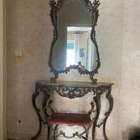 CONSOLLE CON SPECCHIERA IN STILE BAROCCO