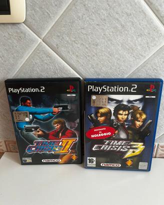 lotto 2 giochi ps2 time crisis 2 e time crisis 3