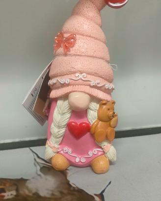 Gnomo di natale con luci