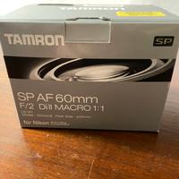 Obiettivo Tamron Macro per Nikon - Filtro da 55mm
