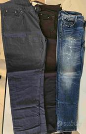 3 Pantaloni uomo taglia 62 made in Italy perfetti
