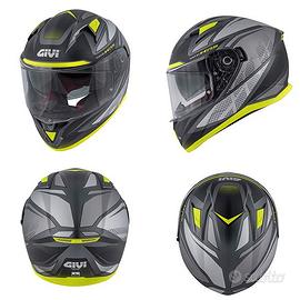 CASCO INTEGRALE MOTO GIVI 50.6 FOLLOW GIALLO OPACO