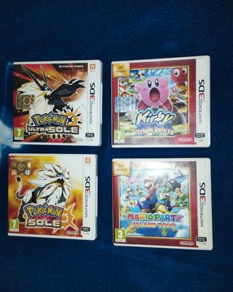 Copertine e libretti originali di giochi 3ds