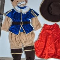 vestito carnevale GATTO CON GLI STIVALI 