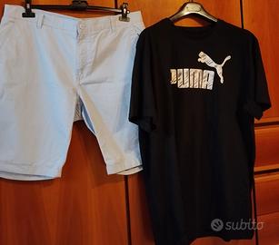 bermuda uomo taglia 56 tiscer XXL puma