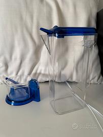 I Guzzini in blu, formaggiera e caraffa