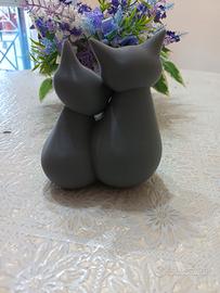 coppia gatti stilizzati