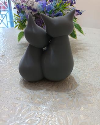coppia gatti stilizzati