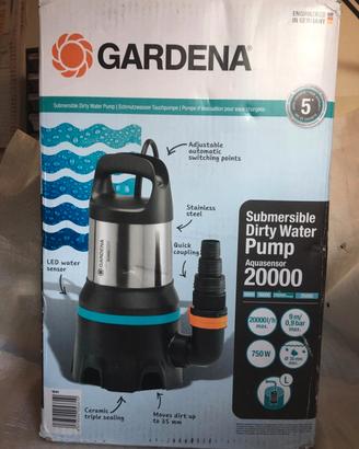 Gardena pompa sommersa acque sporche 20.000 l/h