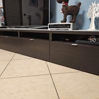 Mobile TV wenge' con cassetti