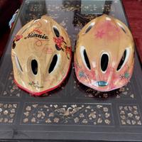 2 caschi bambina  52-56 cm