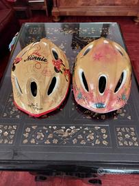 2 caschi bambina  52-56 cm