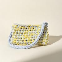 Borsa all’uncinetto in fettuccia