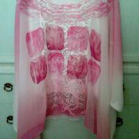 tunica donna seta e poliestere, tg. 44.