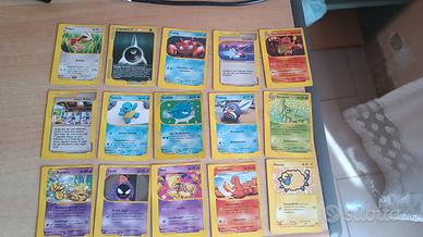 lotto carte Pokemon vintage 2002 e-reader