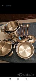 Batteria di pentole inox 18/10