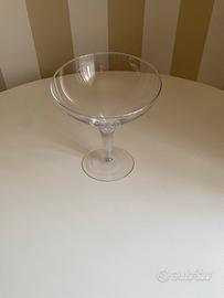 Alzatina in vetro porta caramelle, confetti