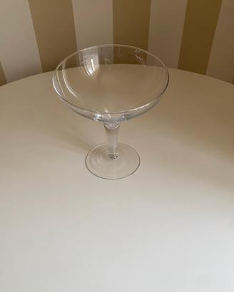 Alzatina in vetro porta caramelle, confetti