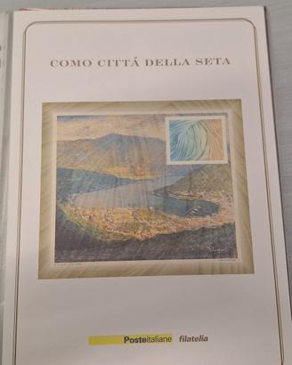 folder Como città della Seta 2001