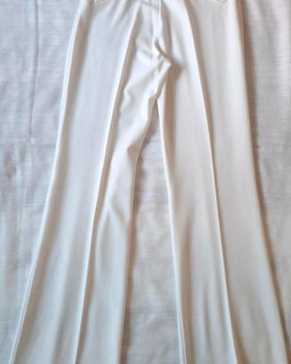 Pantalone bianco Pois donna taglia 42
