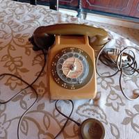 telefono a disco con auricolare