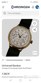 Orologio vintage Universal Watch Geneve