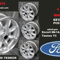 Cerchi minilite 6x 13 et16 4x108 silver ford