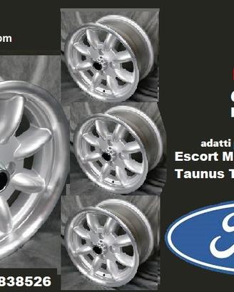 Cerchi minilite 6x 13 et16 4x108 silver ford