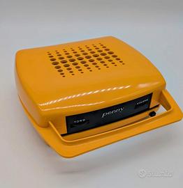 Giradischi penny portatile 45 giri giallo