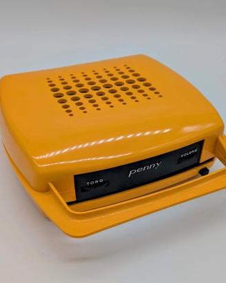 Giradischi penny portatile 45 giri giallo