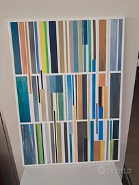 Quadro su tela   dipinto a tempera