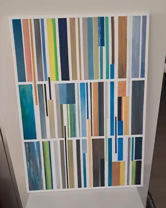 Quadro su tela   dipinto a tempera